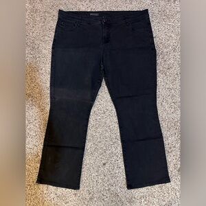 KUT Natalie black denim bootcut jeans 18W